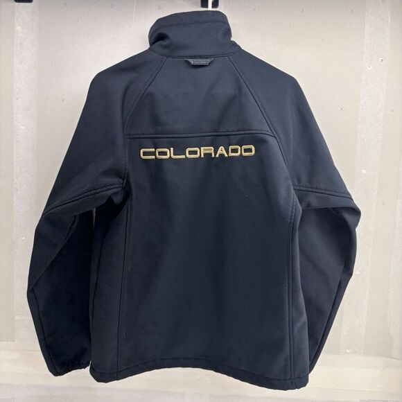 Colorado Buffaloes Jacket Columbia Softshell Fleece Lined Mens Small Full Zip - Picture 1 of 6